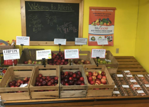 Allen's Orchard in Marion, Iowa has over 30 varieties of apples